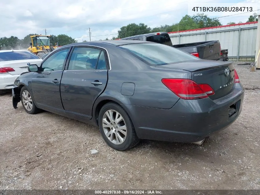 2008 Toyota Avalon Touring VIN: 4T1BK36B08U284713 Lot: 40297838