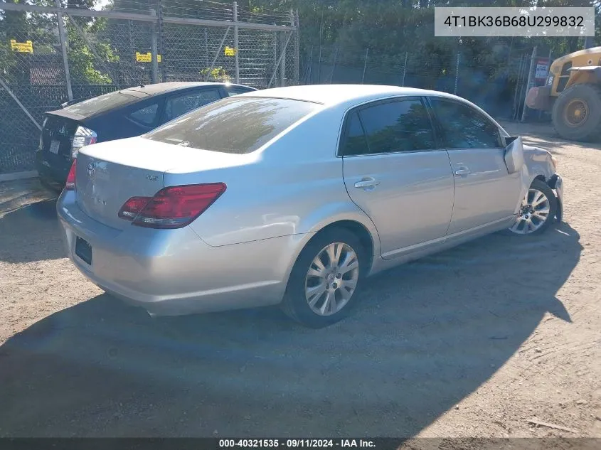 2008 Toyota Avalon Xls VIN: 4T1BK36B68U299832 Lot: 40321535