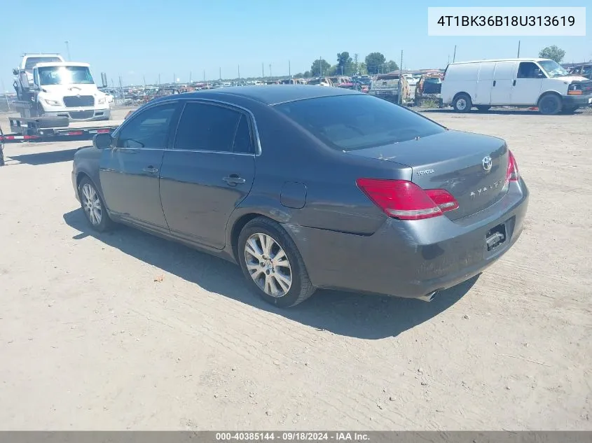 2008 Toyota Avalon Xls VIN: 4T1BK36B18U313619 Lot: 40385144