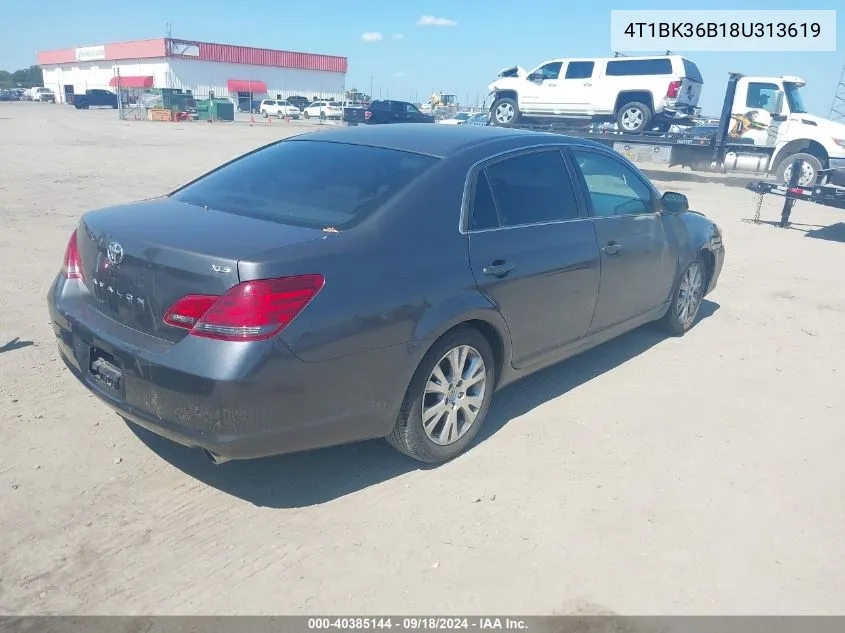 2008 Toyota Avalon Xls VIN: 4T1BK36B18U313619 Lot: 40385144