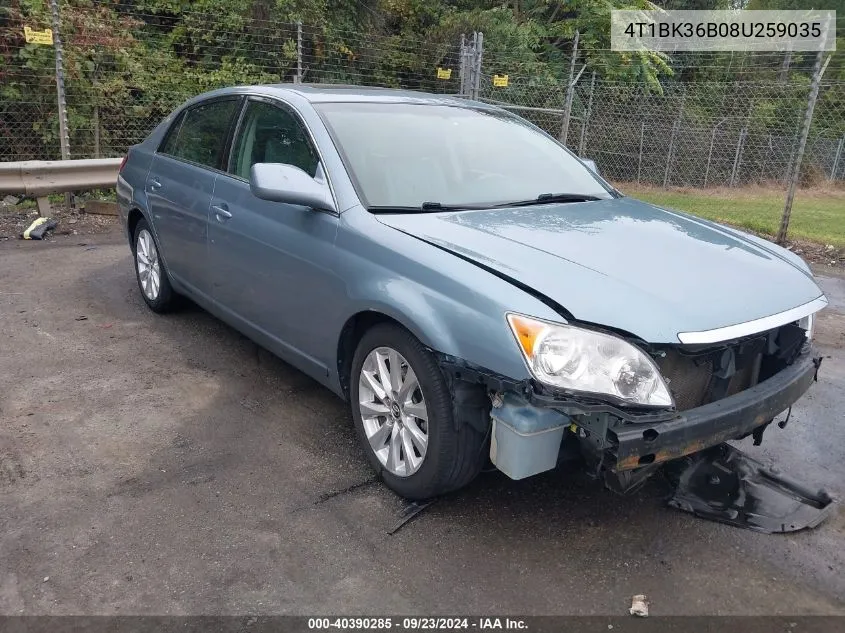 2008 Toyota Avalon Xls VIN: 4T1BK36B08U259035 Lot: 40390285