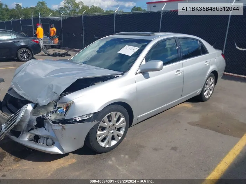 2008 Toyota Avalon Xls VIN: 4T1BK36B48U312044 Lot: 40394391