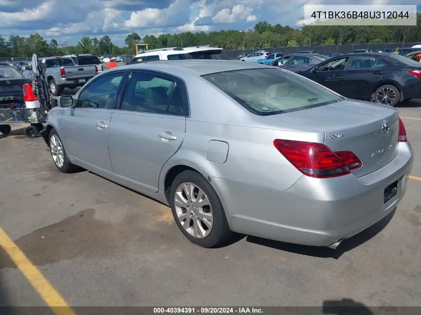 2008 Toyota Avalon Xls VIN: 4T1BK36B48U312044 Lot: 40394391