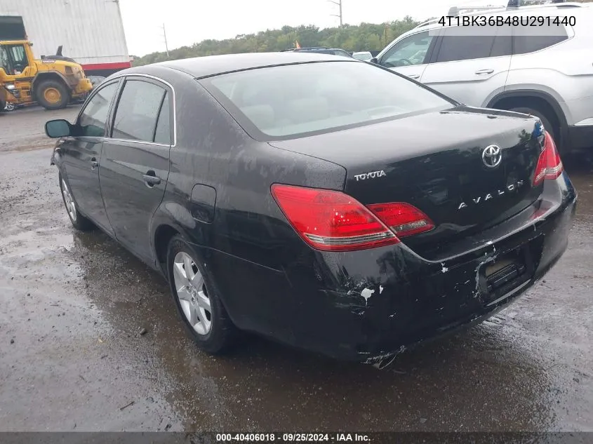 2008 Toyota Avalon Xl VIN: 4T1BK36B48U291440 Lot: 40406018