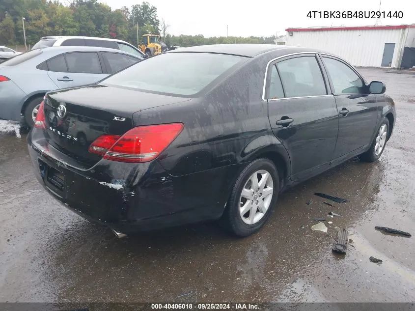 2008 Toyota Avalon Xl VIN: 4T1BK36B48U291440 Lot: 40406018