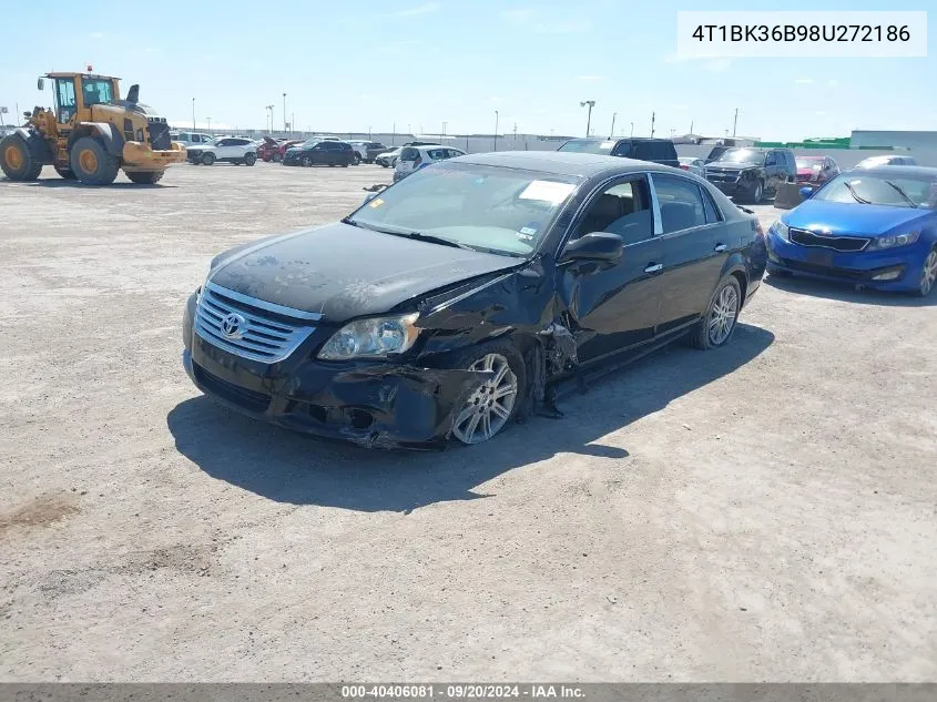 2008 Toyota Avalon Limited VIN: 4T1BK36B98U272186 Lot: 40406081