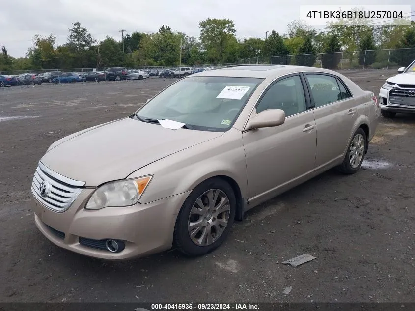 2008 Toyota Avalon Xls VIN: 4T1BK36B18U257004 Lot: 40415935