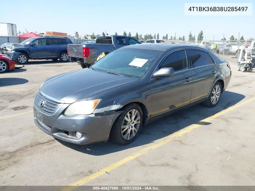 2008 Toyota Avalon Touring VIN: 4T1BK36B38U285497 Lot: 40427069