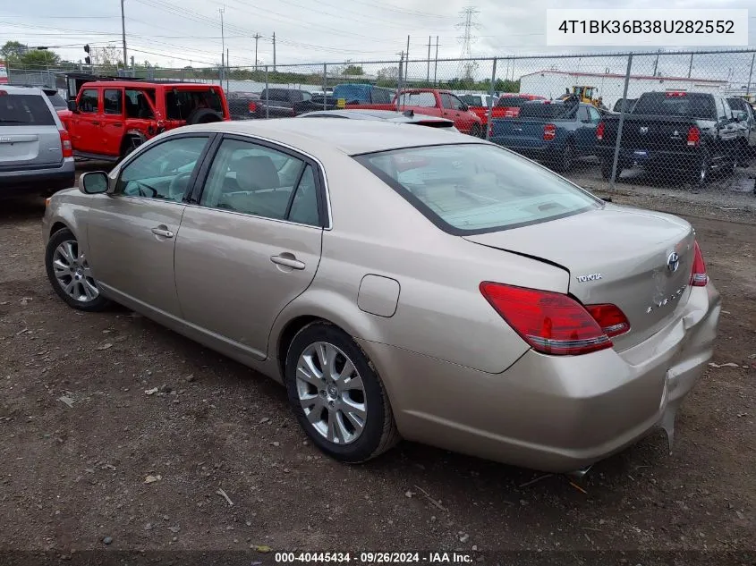 2008 Toyota Avalon Xls VIN: 4T1BK36B38U282552 Lot: 40445434