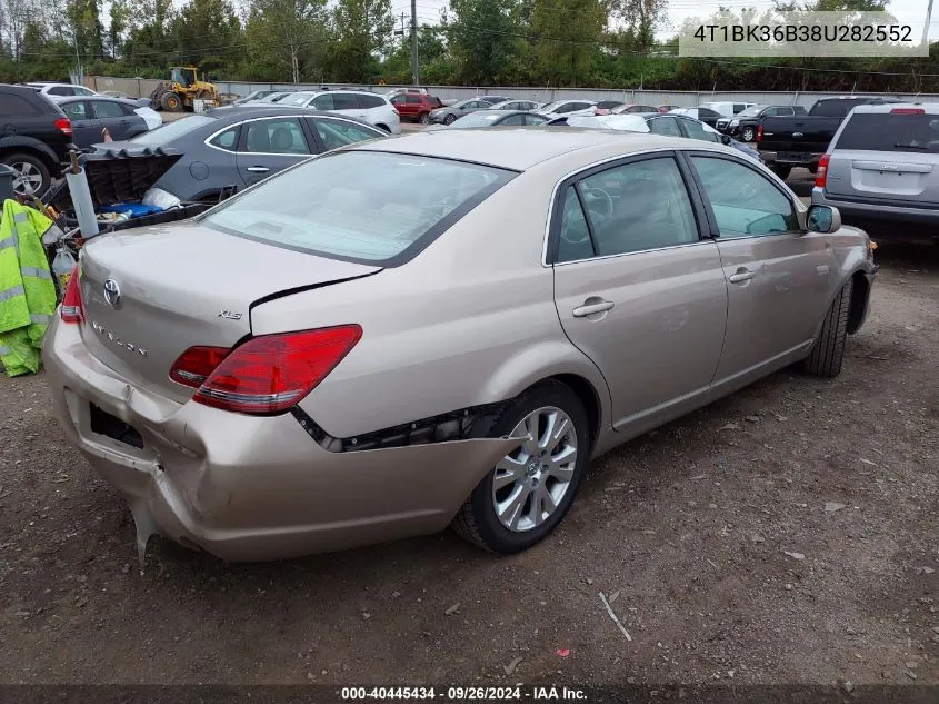 2008 Toyota Avalon Xls VIN: 4T1BK36B38U282552 Lot: 40445434