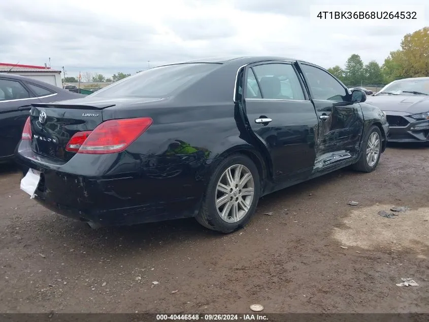 4T1BK36B68U264532 2008 Toyota Avalon Limited