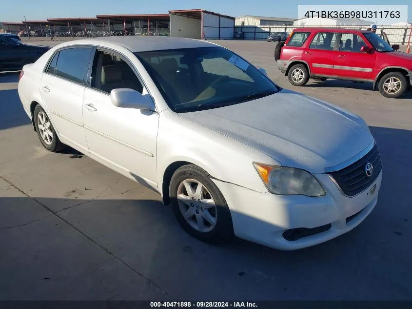 2008 Toyota Avalon Xl VIN: 4T1BK36B98U311763 Lot: 40471898