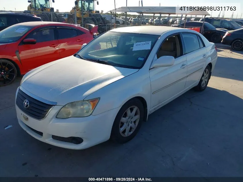 2008 Toyota Avalon Xl VIN: 4T1BK36B98U311763 Lot: 40471898