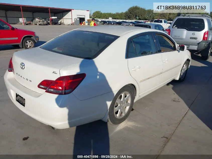 4T1BK36B98U311763 2008 Toyota Avalon Xl