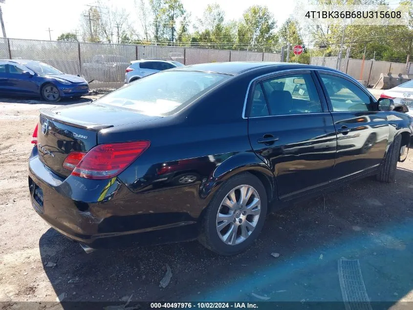 4T1BK36B68U315608 2008 Toyota Avalon Touring