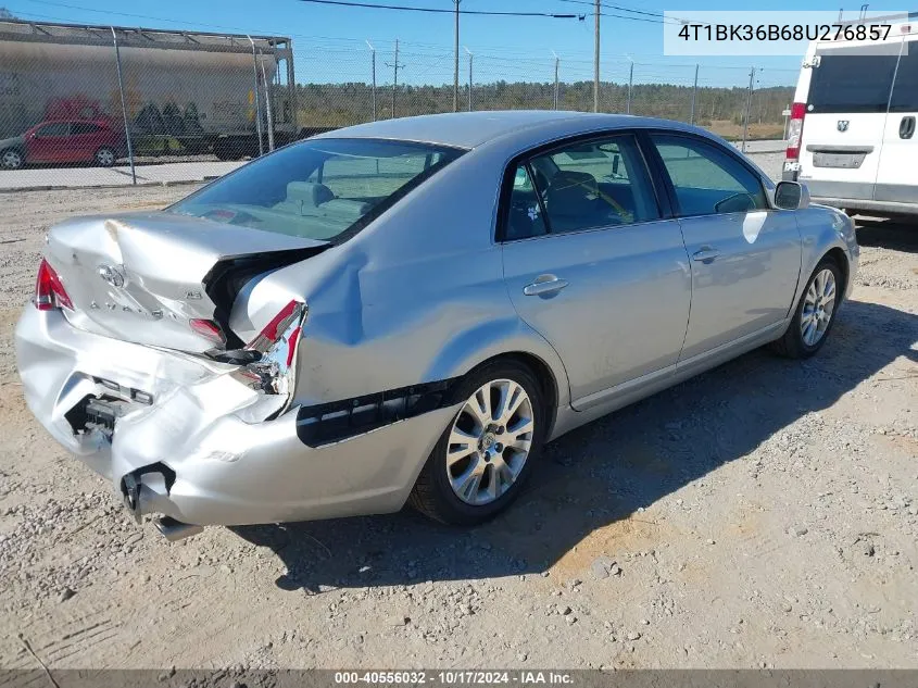 2008 Toyota Avalon Xls VIN: 4T1BK36B68U276857 Lot: 40556032