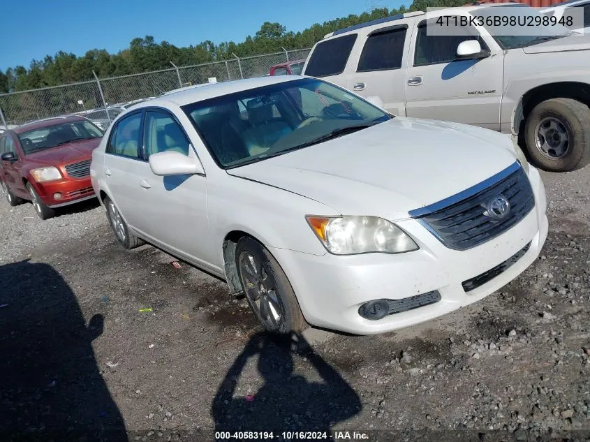 2008 Toyota Avalon Xl VIN: 4T1BK36B98U298948 Lot: 40583194