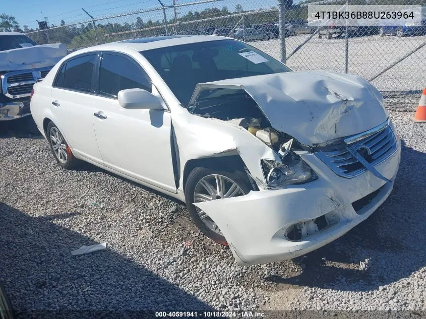 2008 Toyota Avalon Limited VIN: 4T1BK36B88U263964 Lot: 40591941