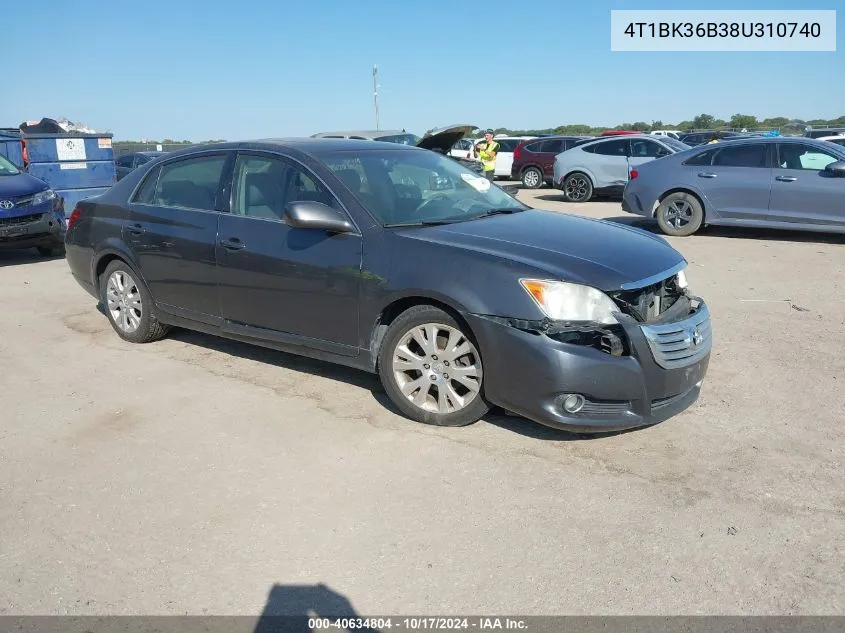 2008 Toyota Avalon Xls VIN: 4T1BK36B38U310740 Lot: 40634804