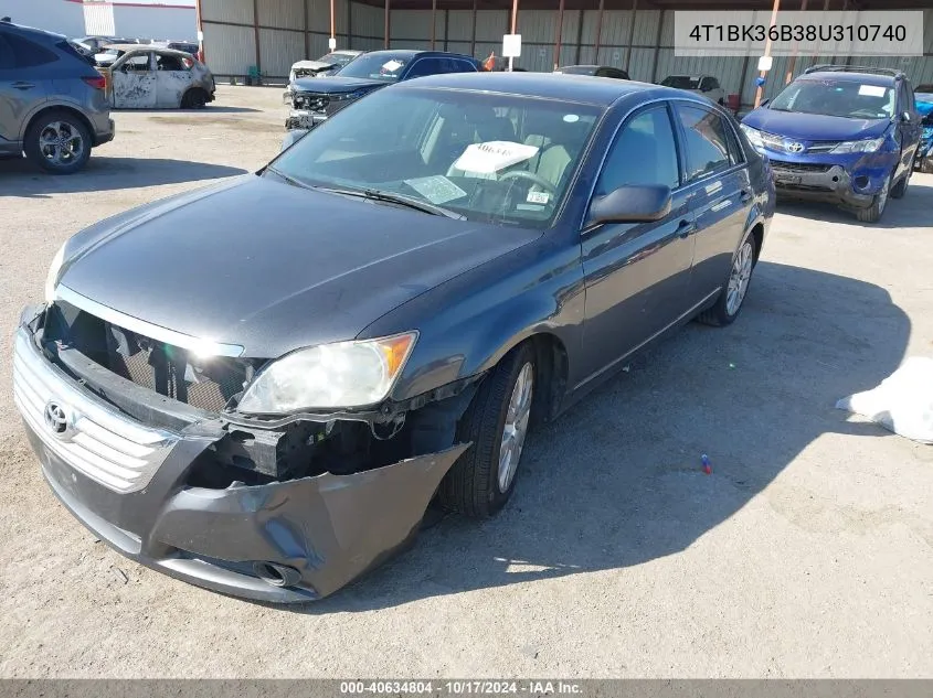 2008 Toyota Avalon Xls VIN: 4T1BK36B38U310740 Lot: 40634804