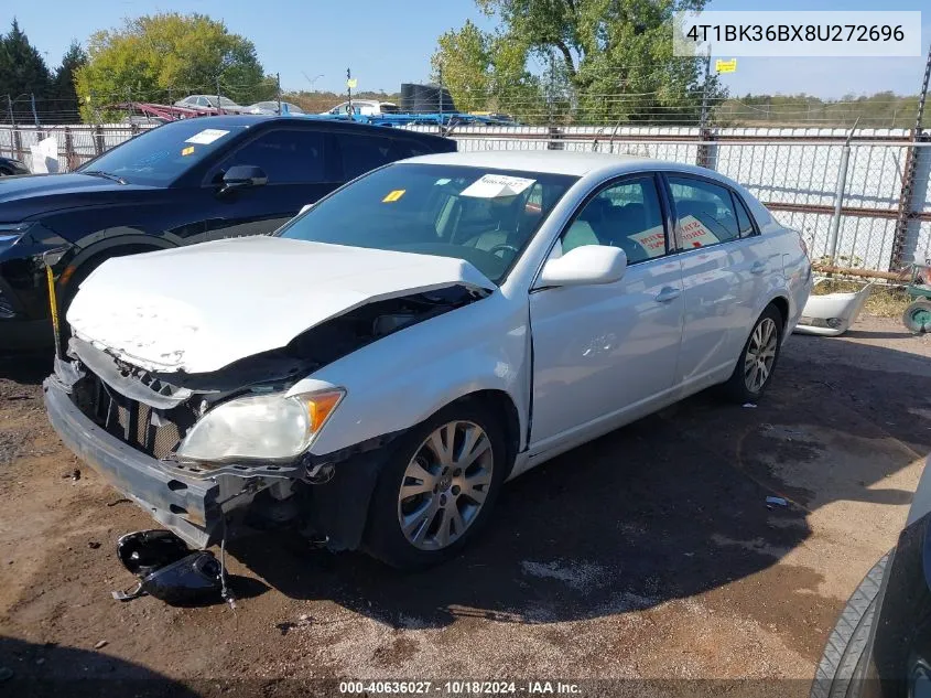 2008 Toyota Avalon Touring VIN: 4T1BK36BX8U272696 Lot: 40636027