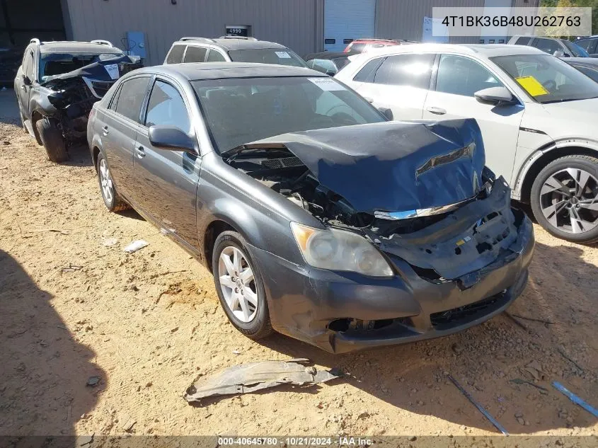 2008 Toyota Avalon Xl/Xls/Touring/Limited VIN: 4T1BK36B48U262763 Lot: 40645780