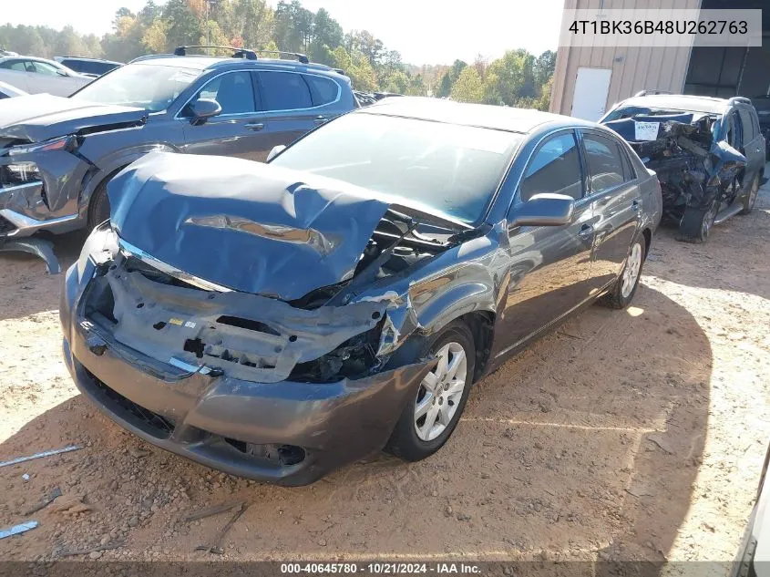 2008 Toyota Avalon Xl/Xls/Touring/Limited VIN: 4T1BK36B48U262763 Lot: 40645780