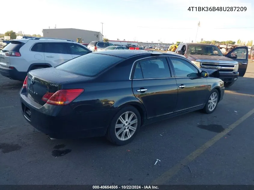 4T1BK36B48U287209 2008 Toyota Avalon Limited