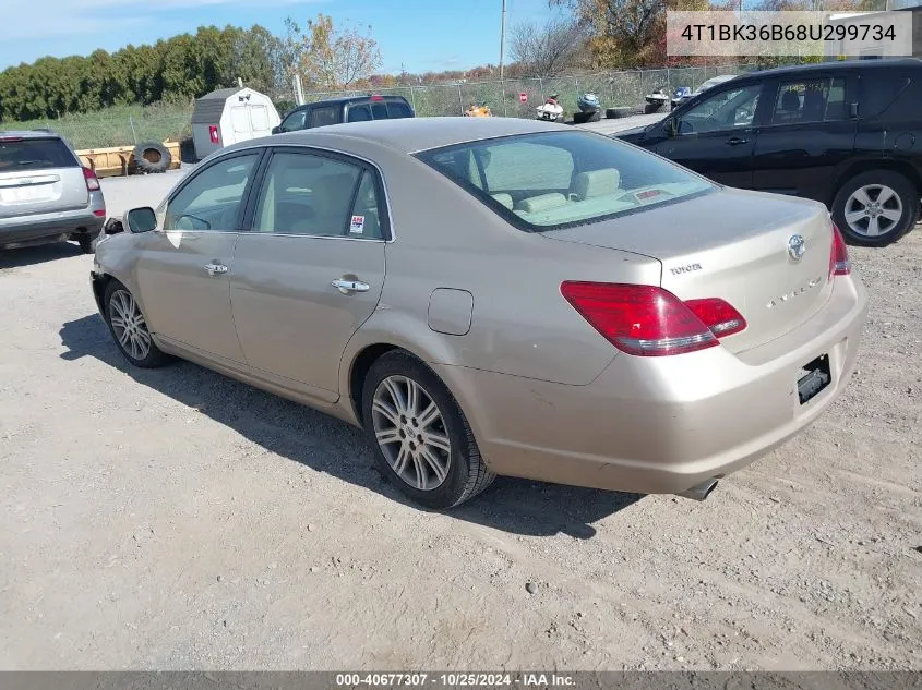 2008 Toyota Avalon Limited VIN: 4T1BK36B68U299734 Lot: 40677307