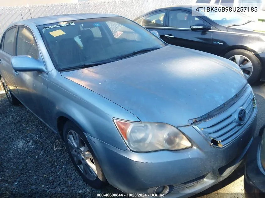 2008 Toyota Avalon Touring VIN: 4T1BK36B98U257185 Lot: 40690844