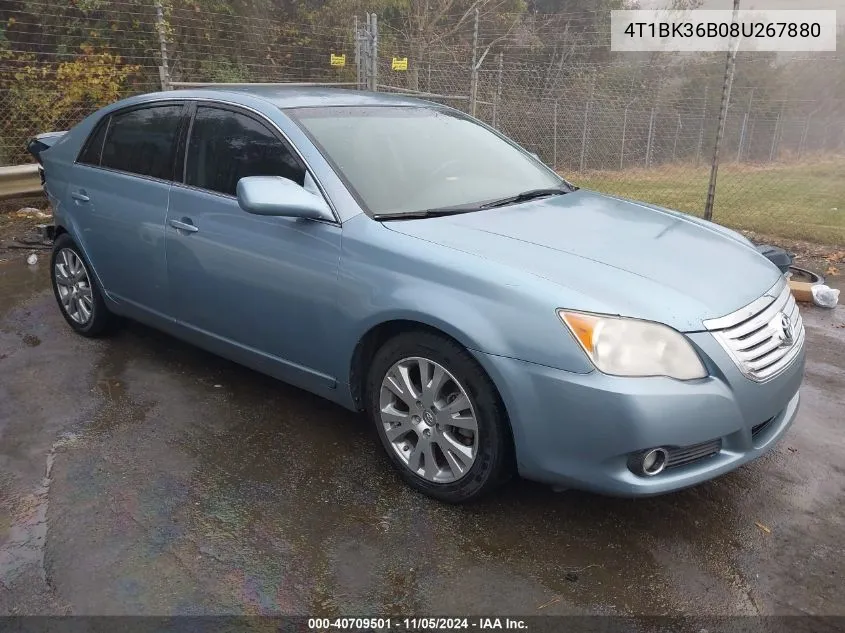 2008 Toyota Avalon Touring VIN: 4T1BK36B08U267880 Lot: 40709501