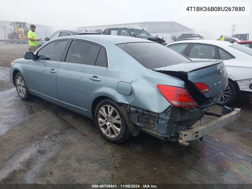 2008 Toyota Avalon Touring VIN: 4T1BK36B08U267880 Lot: 40709501