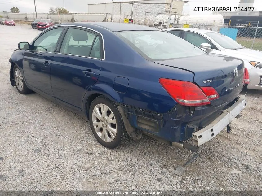 2008 Toyota Avalon Xls VIN: 4T1BK36B98U264427 Lot: 40741497