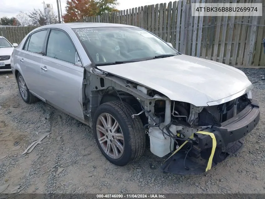 4T1BK36B88U269974 2008 Toyota Avalon Limited