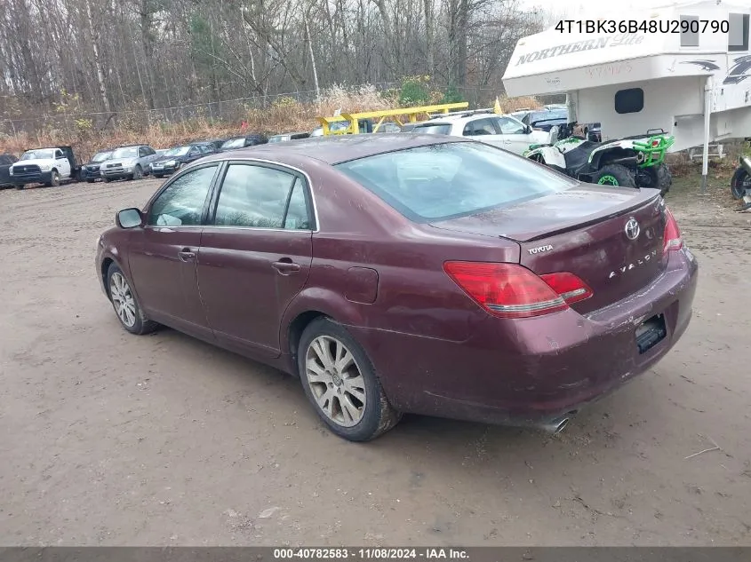 2008 Toyota Avalon Touring VIN: 4T1BK36B48U290790 Lot: 40782583