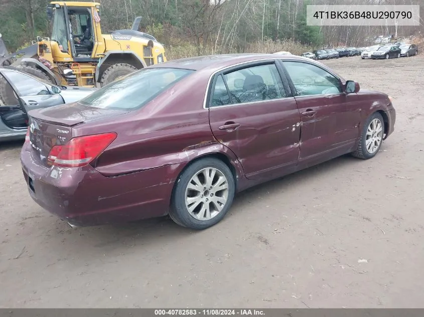 2008 Toyota Avalon Touring VIN: 4T1BK36B48U290790 Lot: 40782583