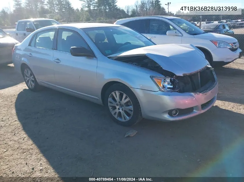 2008 Toyota Avalon Touring VIN: 4T1BK36B28U313998 Lot: 40789454