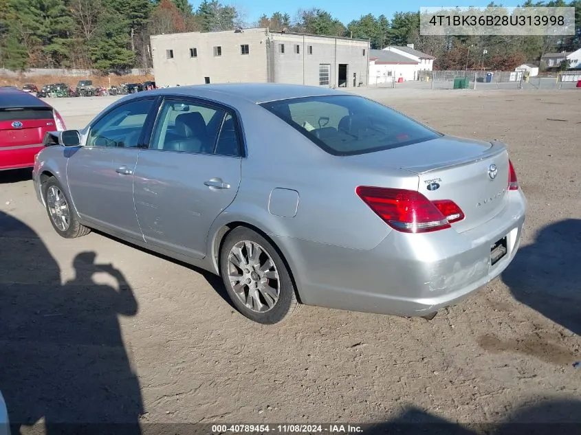 2008 Toyota Avalon Touring VIN: 4T1BK36B28U313998 Lot: 40789454