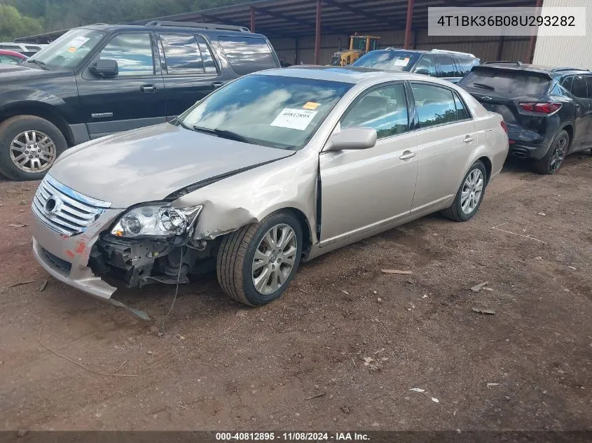 2008 Toyota Avalon Xls VIN: 4T1BK36B08U293282 Lot: 40812895