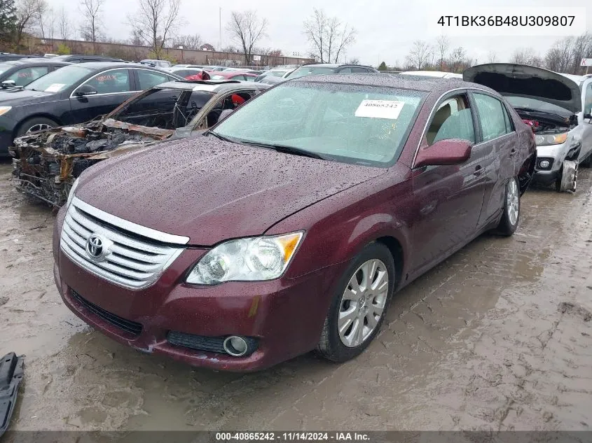 2008 Toyota Avalon Xls VIN: 4T1BK36B48U309807 Lot: 40865242