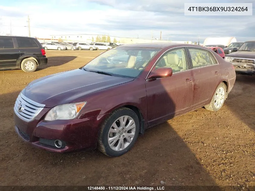 2009 Toyota Avalon Xl/Xls/Limited VIN: 4T1BK36BX9U324264 Lot: 12148450