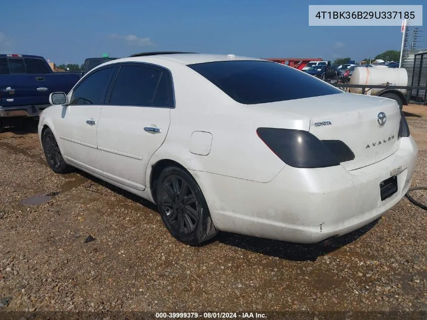 2009 Toyota Avalon Limited VIN: 4T1BK36B29U337185 Lot: 39999379