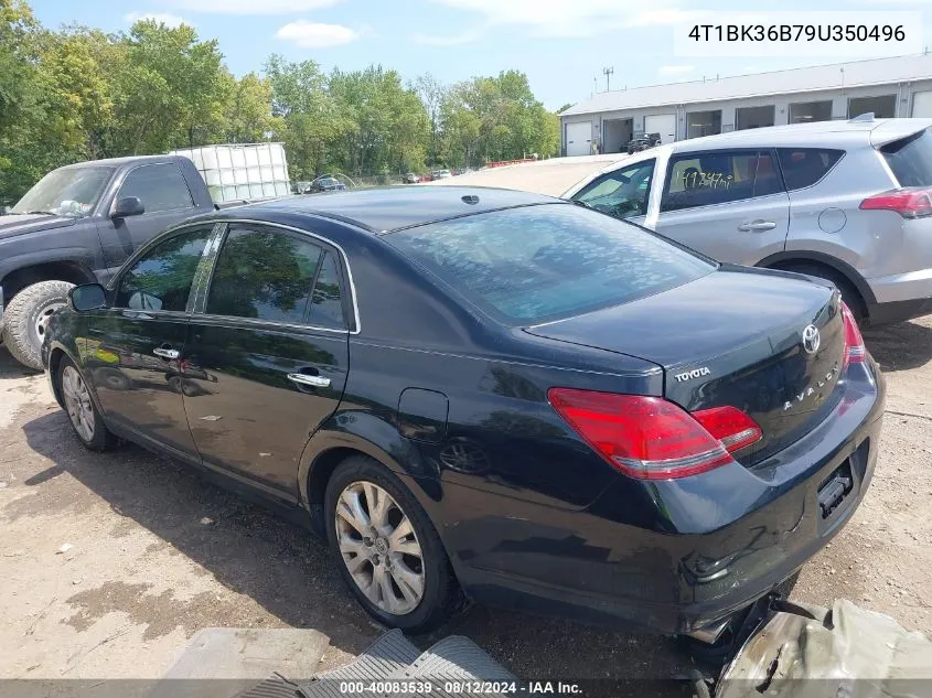 2009 Toyota Avalon Xls VIN: 4T1BK36B79U350496 Lot: 40083539