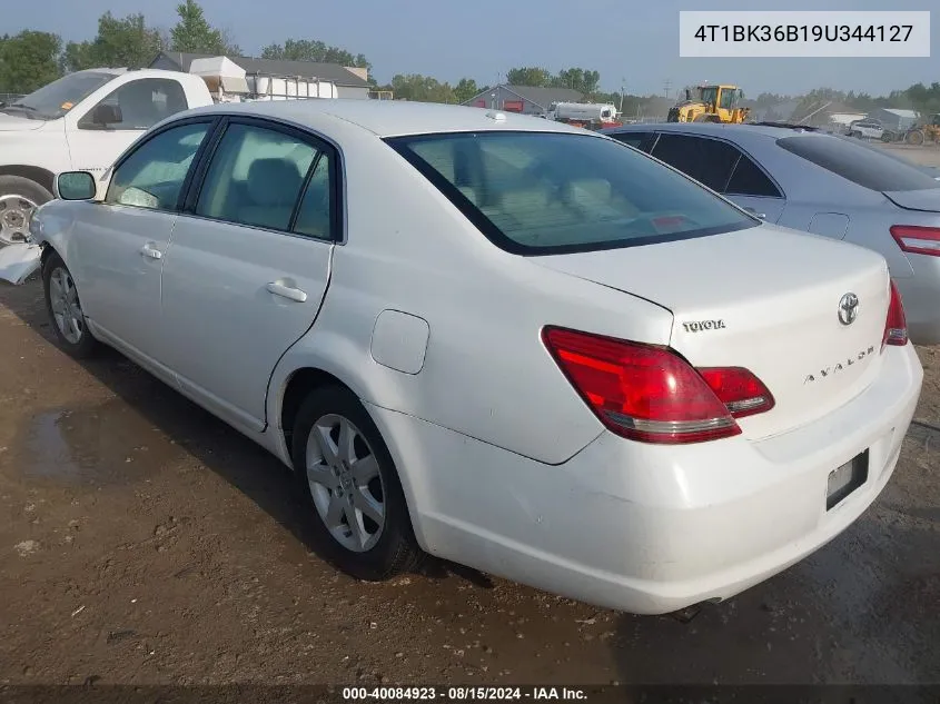 2009 Toyota Avalon Xl VIN: 4T1BK36B19U344127 Lot: 40084923