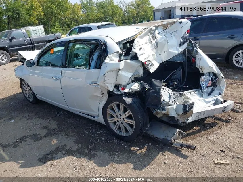 2009 Toyota Avalon Limited VIN: 4T1BK36B79U344195 Lot: 40162533