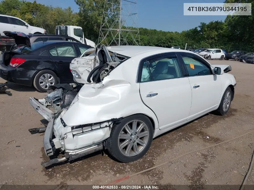 4T1BK36B79U344195 2009 Toyota Avalon Limited