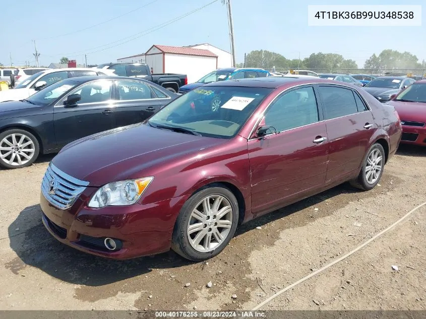 2009 Toyota Avalon Limited VIN: 4T1BK36B99U348538 Lot: 40176255