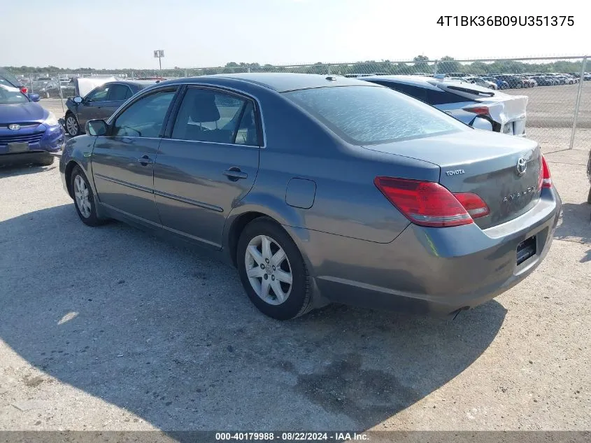 4T1BK36B09U351375 2009 Toyota Avalon Xl