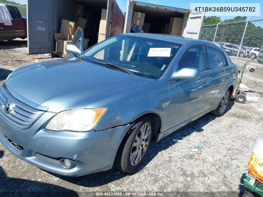 2009 Toyota Avalon Xls VIN: 4T1BK36B59U345782 Lot: 40231055