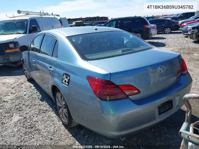 2009 Toyota Avalon Xls VIN: 4T1BK36B59U345782 Lot: 40231055